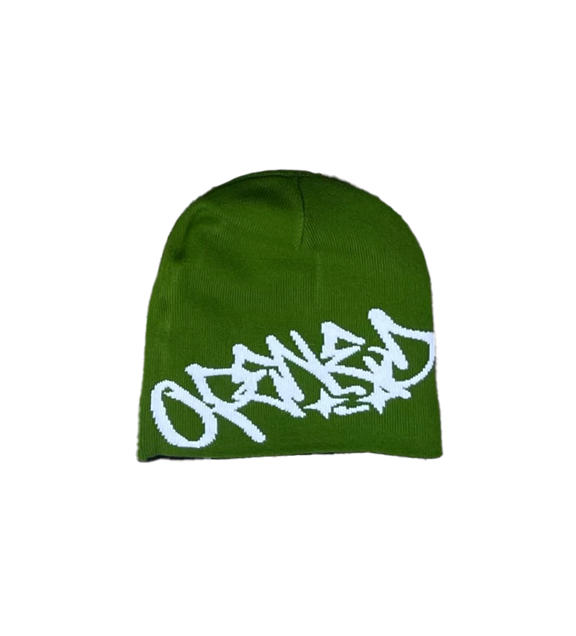GREEN REVERSIBLE BEANIE