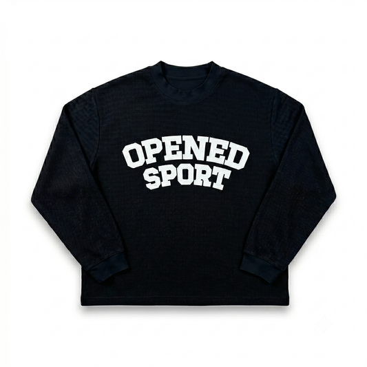 OPENED SPORT WAFFLE KNIT