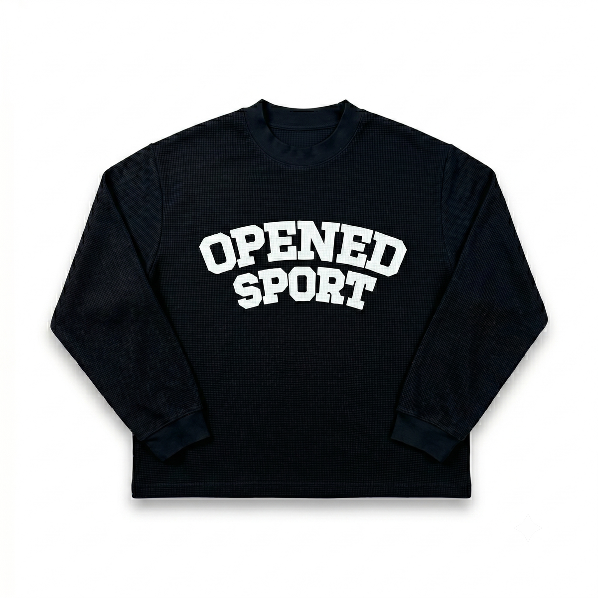 OPENED SPORT WAFFLE KNIT