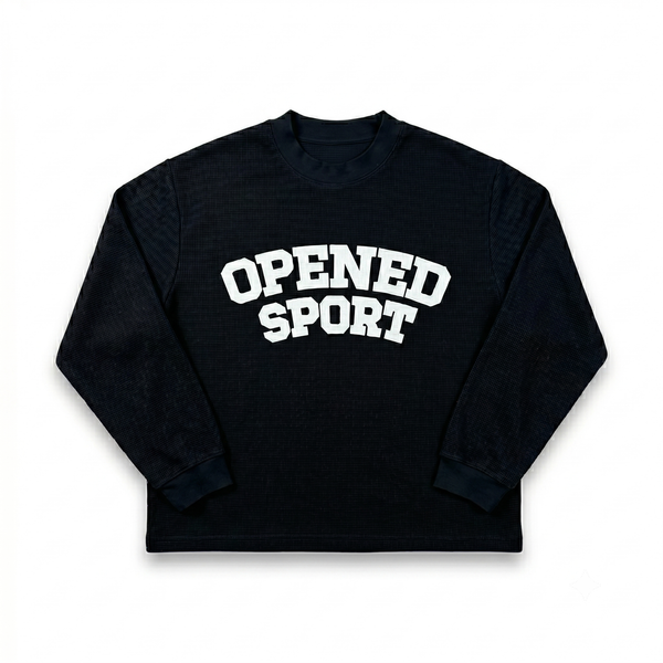 OPENED SPORT WAFFLE KNIT